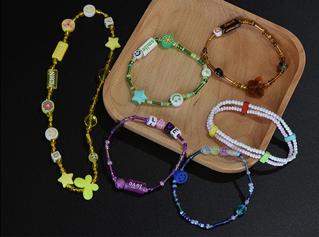 Kamienie naturalne czeskie bransoletki i naszyjnik DIY - perły perła biżuteria robótki - Wianko - 2