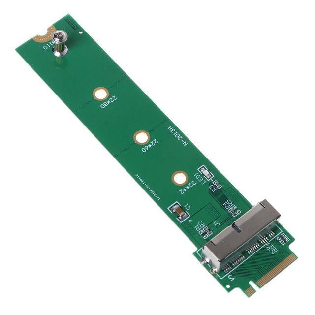 Adapter karty dyskowej M.2 Key M do MacBook Air Pro 12, obsługujący 16-pinowy SSD PCIe – akcesorium komputerowe - Wianko - 4