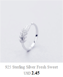 Elegancki, srebrny pierścień Mini palec 925 Sterling Silver - 1004 Resizable - Wianko - 1