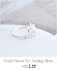 Elegancki, srebrny pierścień Mini palec 925 Sterling Silver - 1004 Resizable - Wianko - 3