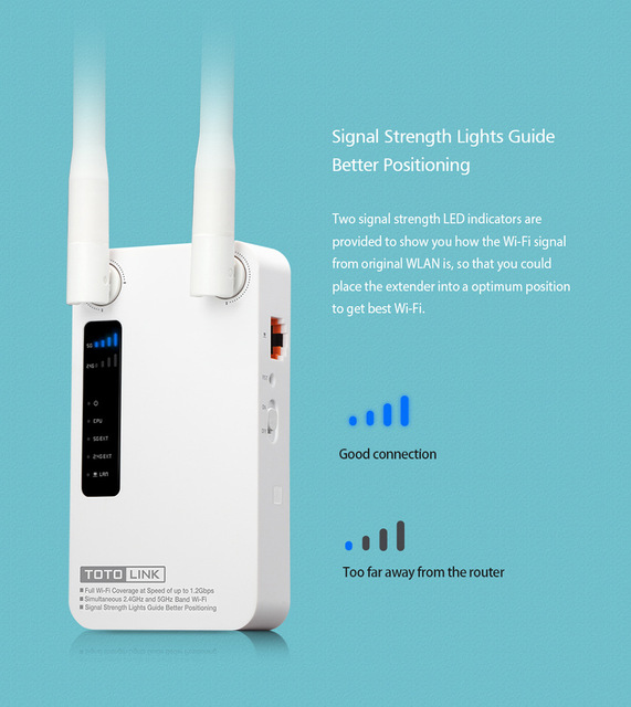 Bezprzewodowy wzmacniacz sygnału router, dwuzakresowy, 802.11ac Wi-Fi, 1200 mb/s – dla domu - Wianko - 15