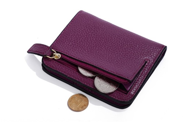 Kevin Yun - skórzany portfel damski Split Mini z kieszenią na monety - Wianko - 13