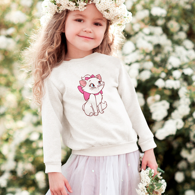 Bluza dziecięca Disney Unisex z arystokratycznym nadrukiem - biały, wygodna moda Kawaii - Wianko - 16