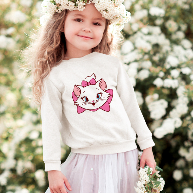 Bluza dziecięca Disney Unisex z arystokratycznym nadrukiem - biały, wygodna moda Kawaii - Wianko - 13