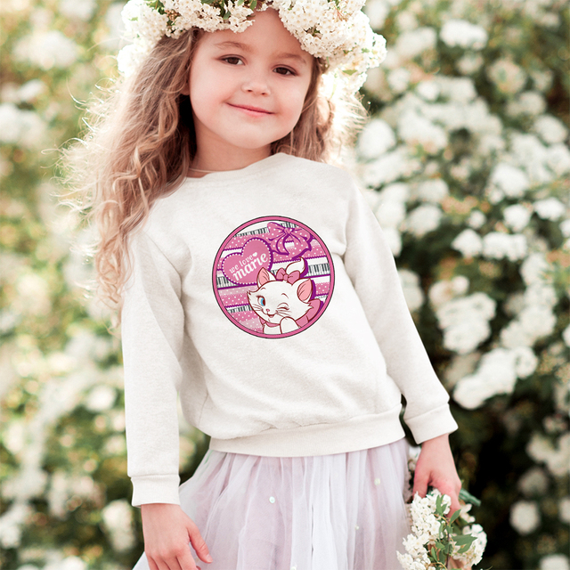 Bluza dziecięca Disney Unisex z arystokratycznym nadrukiem - biały, wygodna moda Kawaii - Wianko - 8
