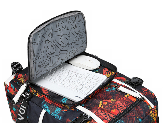 Plecak Anime Yu-Gi-Oh! USB - torba na co dzień z możliwością ładowania, na laptopa i podróże - Wianko - 13