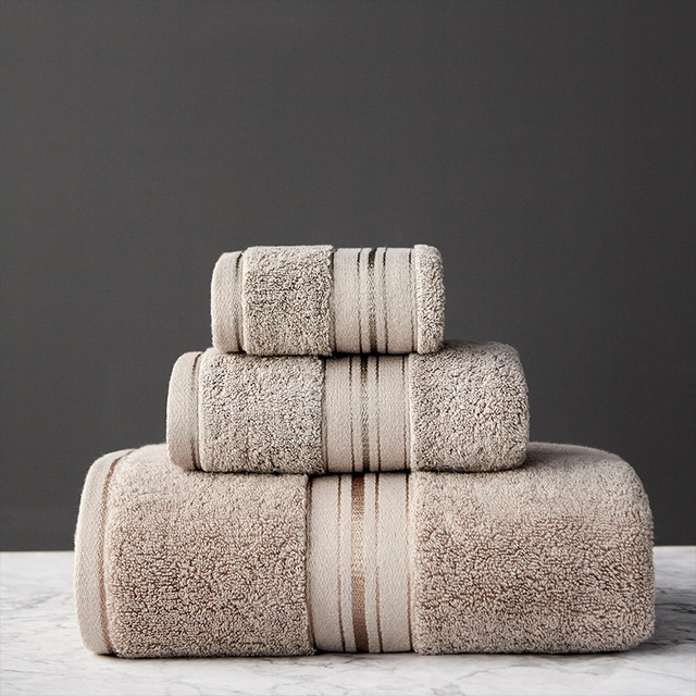 Zestaw luksusowych ręczników bawełnianych o dużych gabarytach, niezwykle miękkich i chłonnych, idealnych do kąpieli w domu, hotelu, saunie i podczas podróży - Wianko - 5