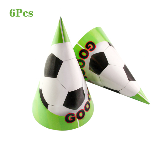 Zielone, papierowe talerze i kubki z motywem piłki nożnej, idealne na imprezę urodzinową i Baby Shower - Wianko - 4