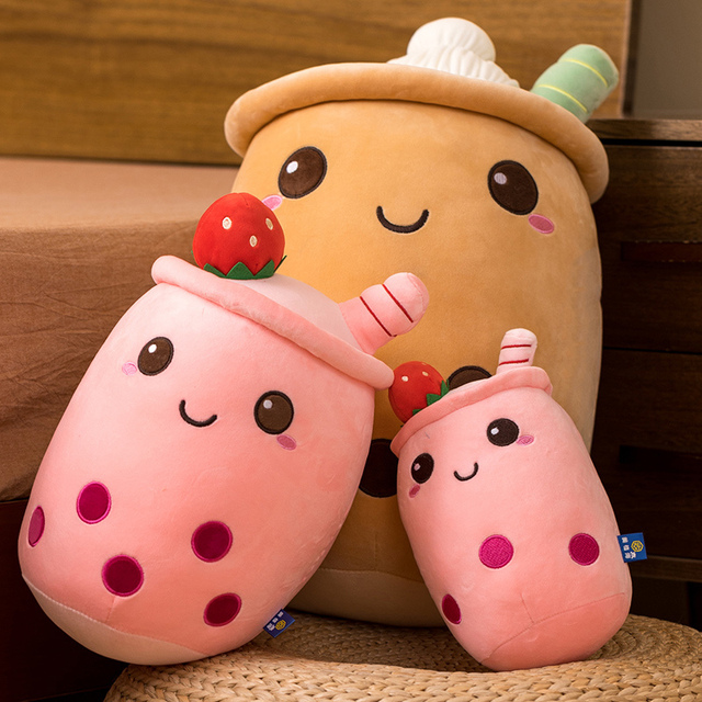 Pluszowa zabawka Bubble Tea w kształcie Boby - miękka lalka w dyskretnym kubku - prezent idealny dla miłośników filmów i telewizji - Wianko - 11