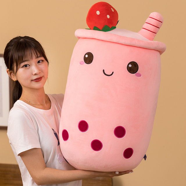Pluszowa zabawka Bubble Tea w kształcie Boby - miękka lalka w dyskretnym kubku - prezent idealny dla miłośników filmów i telewizji - Wianko - 6