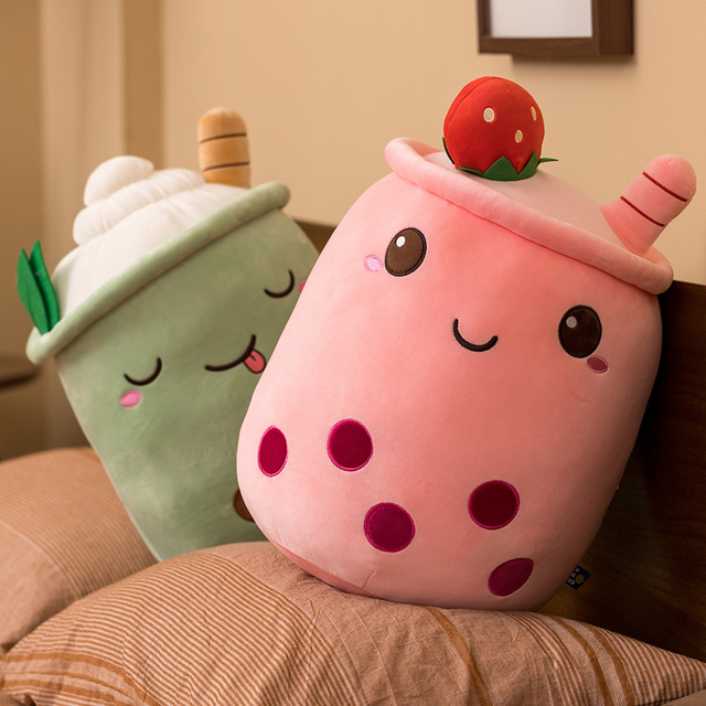 Pluszowa zabawka Bubble Tea w kształcie Boby - miękka lalka w dyskretnym kubku - prezent idealny dla miłośników filmów i telewizji - Wianko - 14