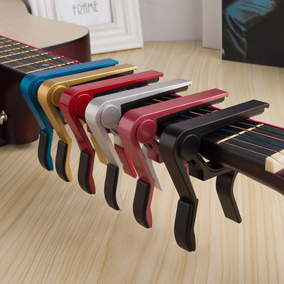 Zacisk klucz akustyczny do gitary z regulacją tonu, aluminium - 7 kolorów - Wianko - 1