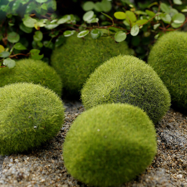 Kreatywny dom DIY zielony mech ozdoby podłogowe do ogrodu - sztuczna pianka rośliny dekoracyjne - Wianko - 3