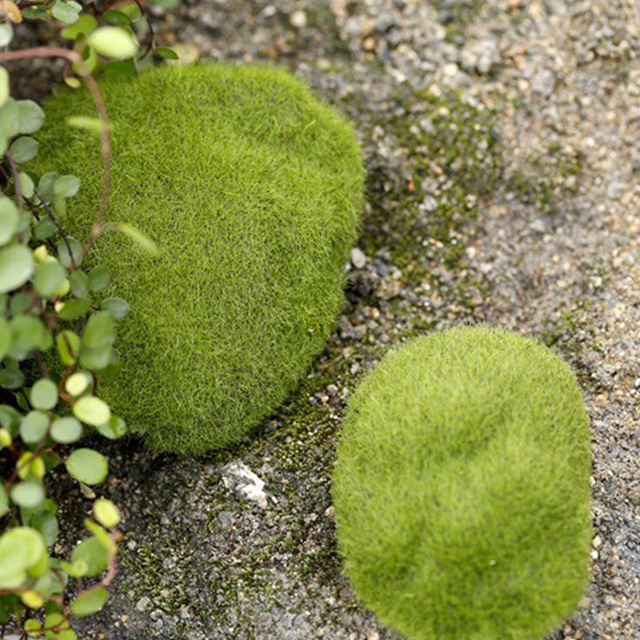 Kreatywny dom DIY zielony mech ozdoby podłogowe do ogrodu - sztuczna pianka rośliny dekoracyjne - Wianko - 8