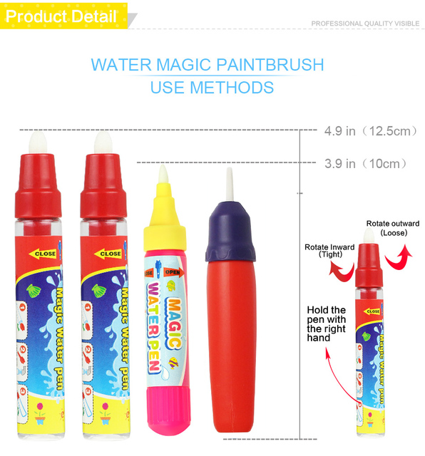 Magiczna mata do rysowania 120x90cm z magicznymi długopisami - zestaw Montessori dla dzieci - Wianko - 4