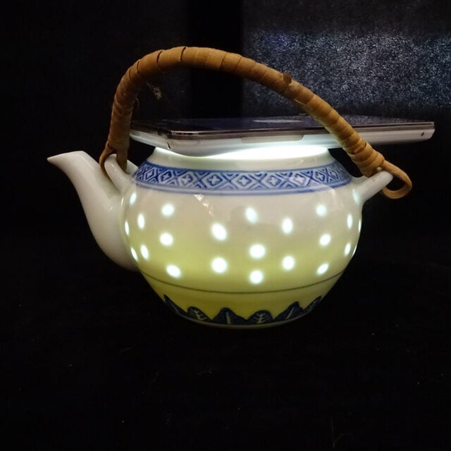 Mały chiński dzbanek ceramiczny z filtrem do zaparzania herbaty Kung Fu - antyczny, retro, idealny do domu i stołu - Wianko - 1