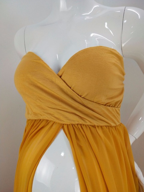 Sukienka ciążowa Maxi bawełna + szyfonowa, idealna na sesję zdjęciową - Wianko - 23