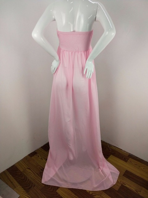 Sukienka ciążowa Maxi bawełna + szyfonowa, idealna na sesję zdjęciową - Wianko - 25