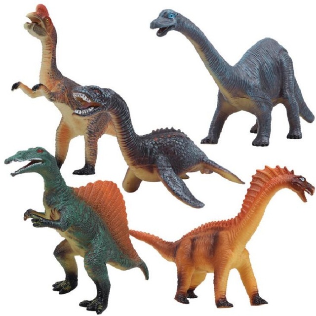 Jurajski Park Zabawki - Model Dinozaurów: Tyranozaur Rex, Spinozaur, Corythosaurus, Brachiosaurus - Prezent dla Dzieci - Wianko - 1