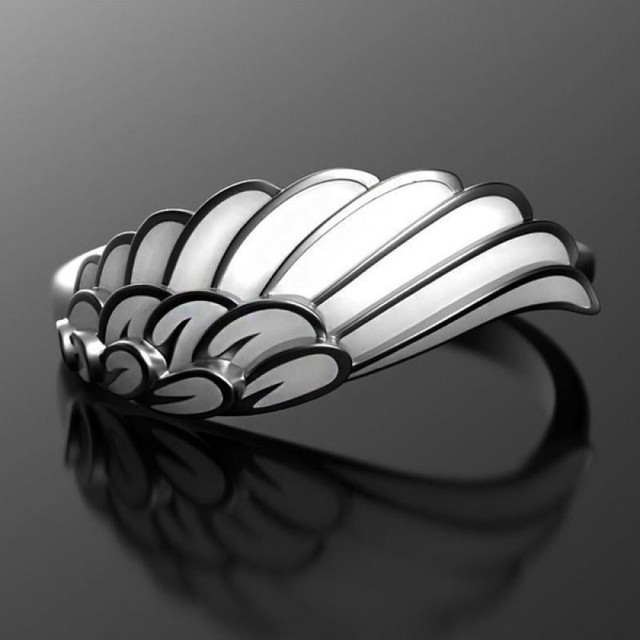 Pierścień biżuteryjny z motylem dla kobiet - Wianko - 4