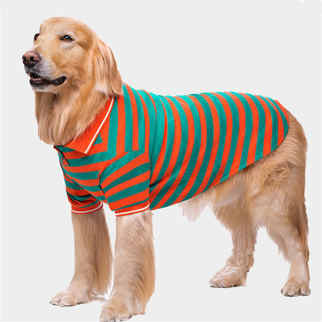 Koszula dla dużych psów - Lato ubranko dla Corgi, Samoyeda, Husky'ego, Labrador Retrievera, Border Collie, Golden Retrievera - Wianko - 3