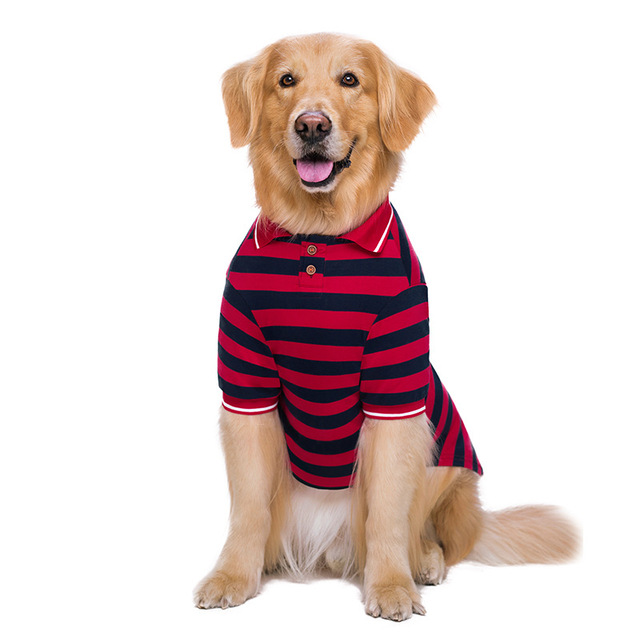 Koszula dla dużych psów - Lato ubranko dla Corgi, Samoyeda, Husky'ego, Labrador Retrievera, Border Collie, Golden Retrievera - Wianko - 8