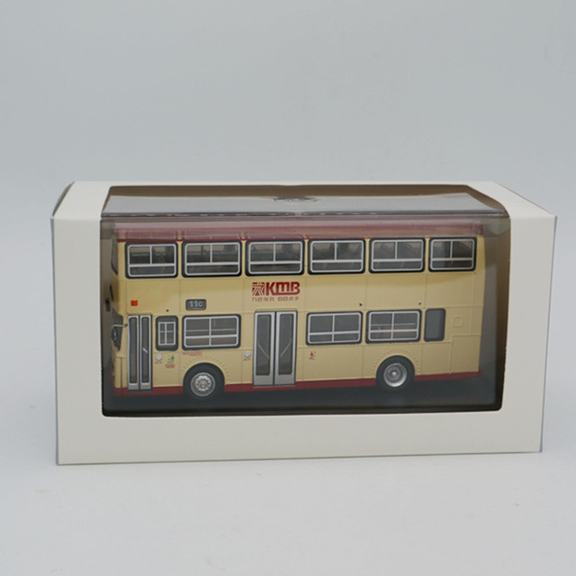 1/76 Skala Hong Kong Retro Piętrowy Model Autobusu Diecast - Zabawka dla Dzieci Kolekcja Klasyczna - Wianko - 3