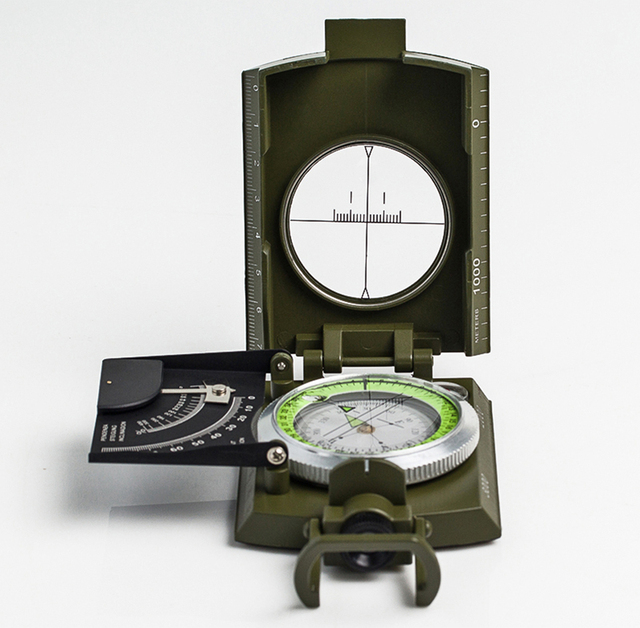 Wielofunkcyjny kompas zewnętrzny do campingów, survivalu i geologii - Wianko - 2