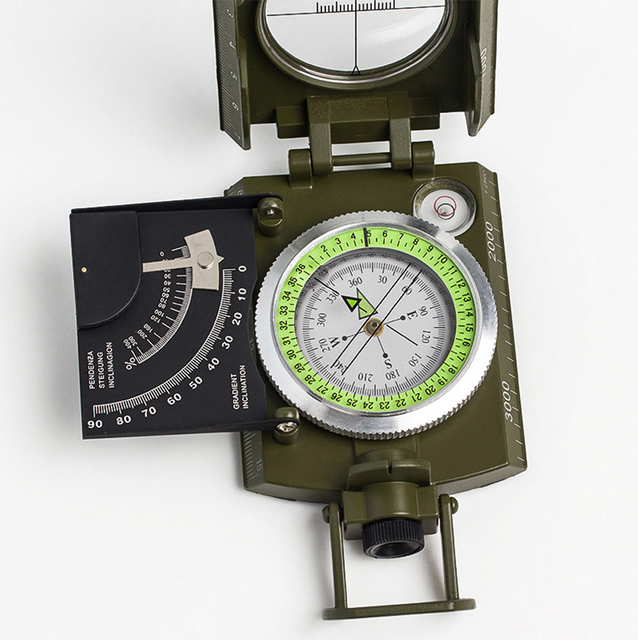 Wielofunkcyjny kompas zewnętrzny do campingów, survivalu i geologii - Wianko - 3