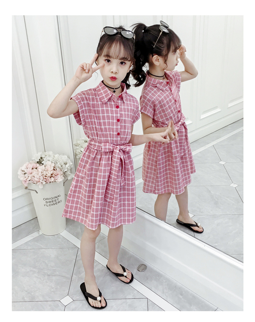 Sukienka księżniczki dla dziewcząt w wieku 1-12 lat - modna, letnia, koreańska - Wianko - 11