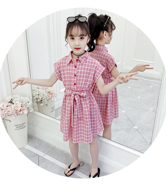 Sukienka księżniczki dla dziewcząt w wieku 1-12 lat - modna, letnia, koreańska - Wianko - 8