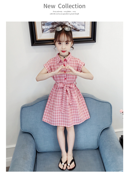 Sukienka księżniczki dla dziewcząt w wieku 1-12 lat - modna, letnia, koreańska - Wianko - 7