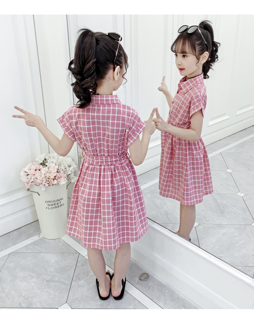 Sukienka księżniczki dla dziewcząt w wieku 1-12 lat - modna, letnia, koreańska - Wianko - 9