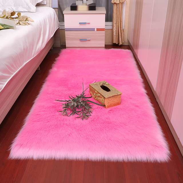 Dywan podłogowy z sztucznego futra 6cm, przyjemny dla sypialni i salonu - Wianko - 18