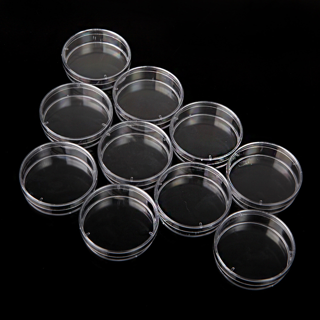 10 szt. Plastikowe płytki Petriego do hodowli tkankowej 90x15mm - Wianko - 1