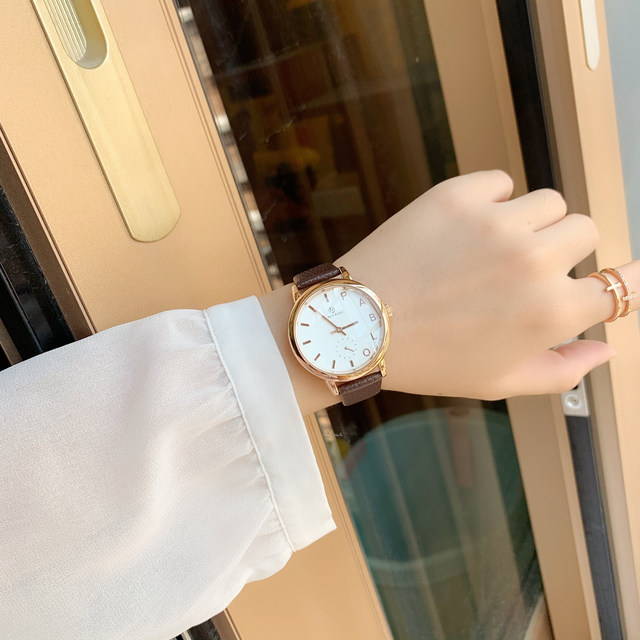 Luksusowy zegarek męski/damski PABLO RAEZ wodoodporny kwarcowy czarno-brązowy ze skórzanym paskiem Fashion Lover Clock - Wianko - 19