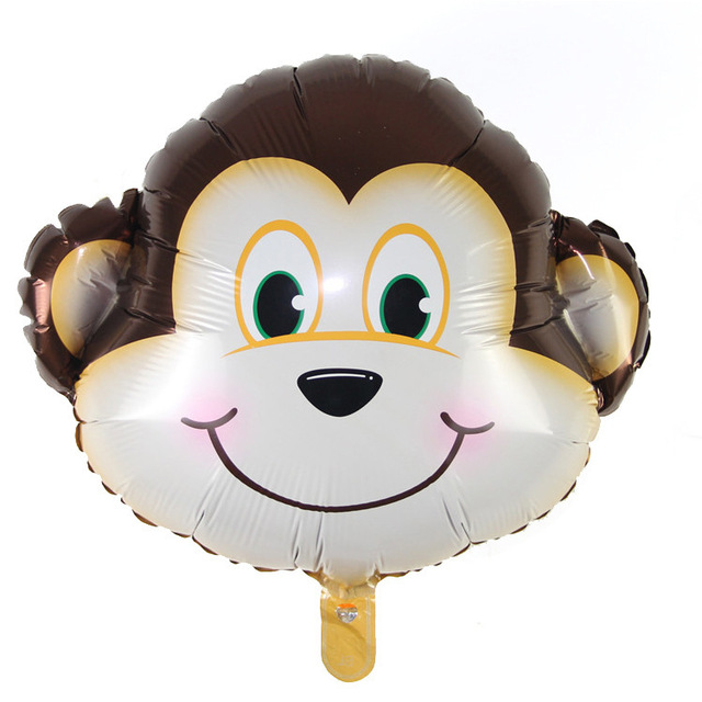 2022 Duży balon foliowy w kształcie głowy świni - dekoracja na przyjęcie urodzinowe dla chłopca i dziewczynki - zwierzęcy balon z helem - Wianko - 12