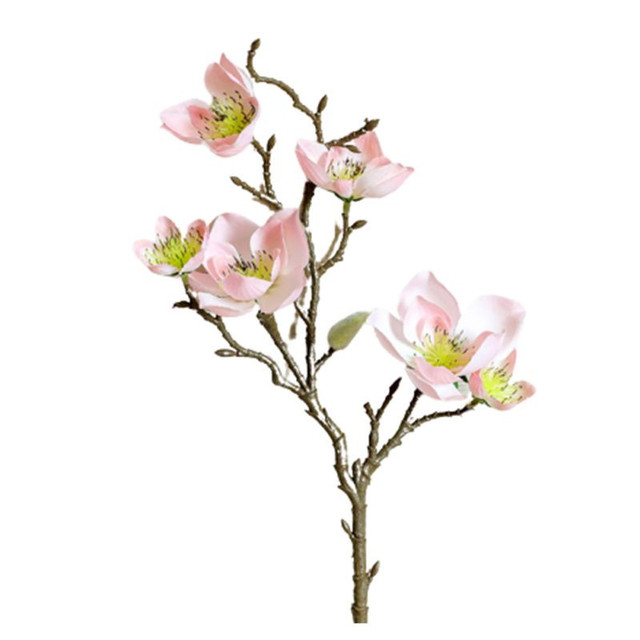 Sztuczny kwiat Magnolia - bukiet na ślub i dekorację domu - 50Cm - Wianko - 1
