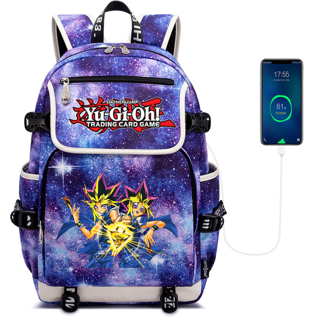 Plecak Yu-gi-oh! Packsack Canvas Student z suwakiem - wysoka jakość, idealny na laptopa - Wianko - 3