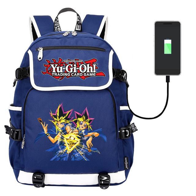 Plecak Yu-gi-oh! Packsack Canvas Student z suwakiem - wysoka jakość, idealny na laptopa - Wianko - 1