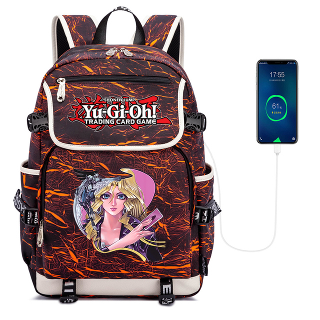 Plecak Yu-gi-oh! Packsack Canvas Student z suwakiem - wysoka jakość, idealny na laptopa - Wianko - 5