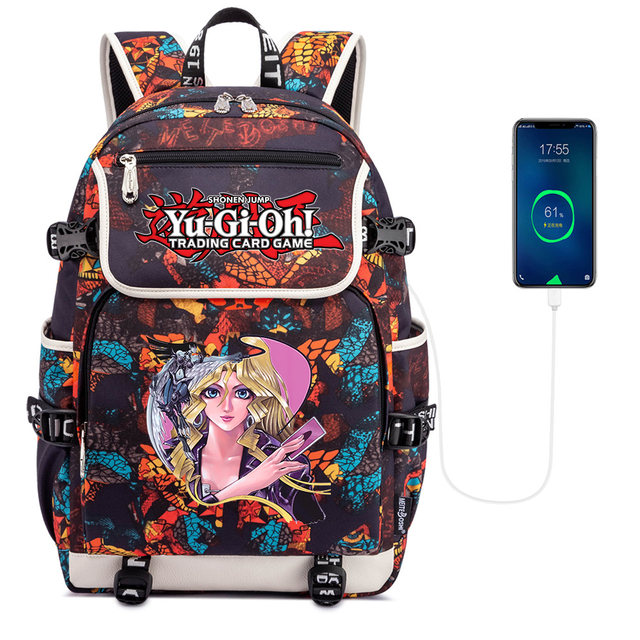 Plecak Yu-gi-oh! Packsack Canvas Student z suwakiem - wysoka jakość, idealny na laptopa - Wianko - 8