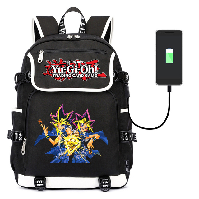 Plecak Yu-gi-oh! Packsack Canvas Student z suwakiem - wysoka jakość, idealny na laptopa - Wianko - 4