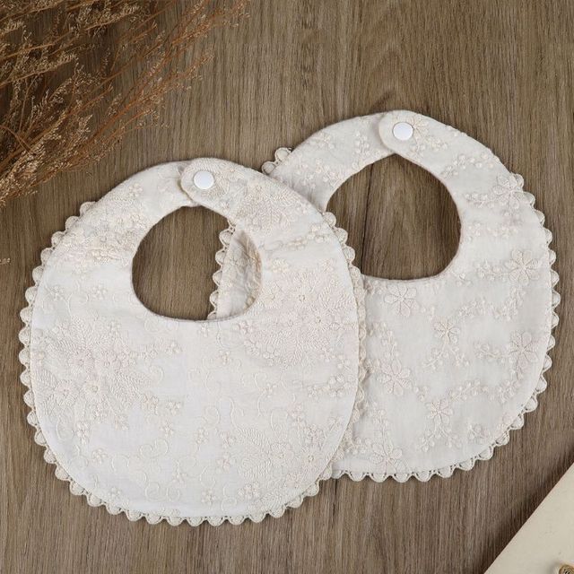 Chłonny śliniaczek z bawełny dla noworodków - Baby Tassel Bib - Wianko - 5