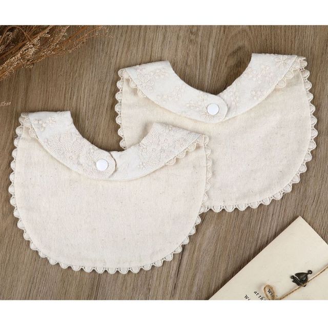 Chłonny śliniaczek z bawełny dla noworodków - Baby Tassel Bib - Wianko - 4