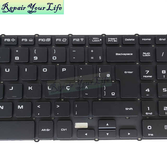 Podświetlana zamienna klawiatura do notebooka Samsung Odyssey 2 NP850XBD, NP850XBB, NP850XBC, NP850XBD - Wianko - 3