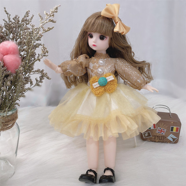 BJD Doll 1/6 30cm - Nowa lalka o ruchomych stawach w modnej sukience księżniczki - dodatki do ubrań DIY - Wianko - 1