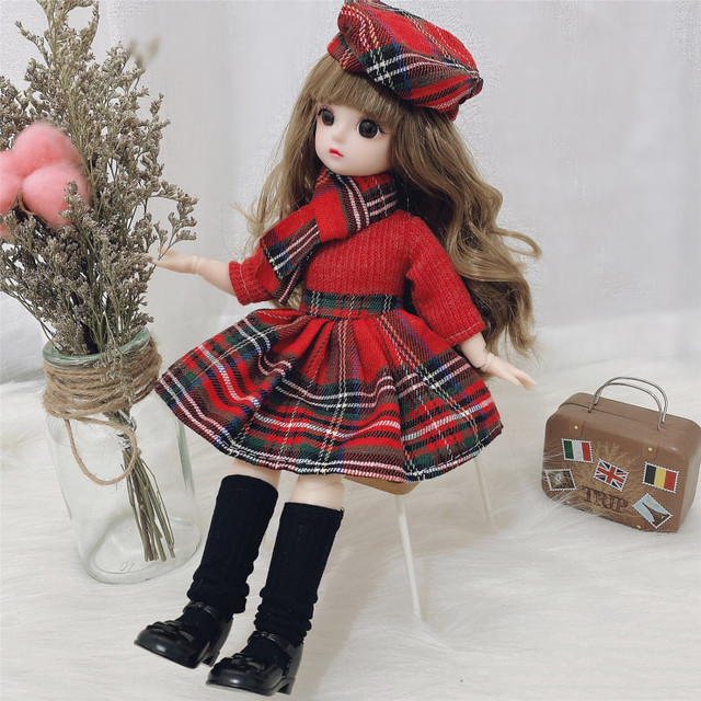 BJD Doll 1/6 30cm - Nowa lalka o ruchomych stawach w modnej sukience księżniczki - dodatki do ubrań DIY - Wianko - 11