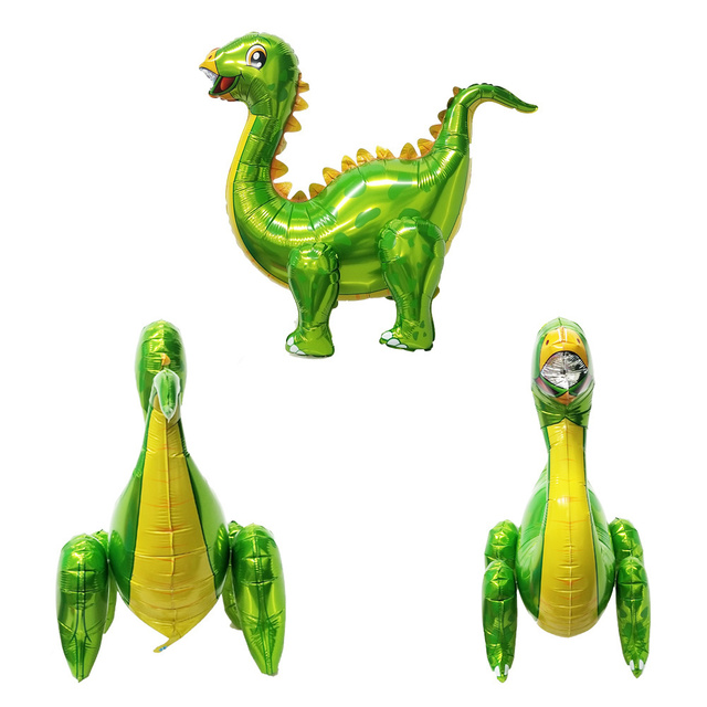Giant Dinozaur 4D na imprezę urodzinową dla dzieci - dekoracje z balonów foliowych - Wianko - 7