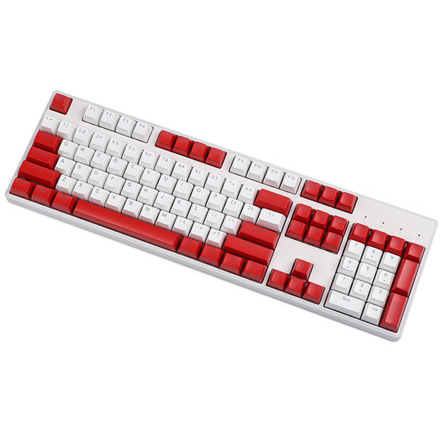 SA Key Caps 104 klawisze klawiatura mechaniczna, podświetlenie dwustronne, klawisze ABS do klawiatury mechanicznej Ikbc Cherry MX Annie - Wianko - 1
